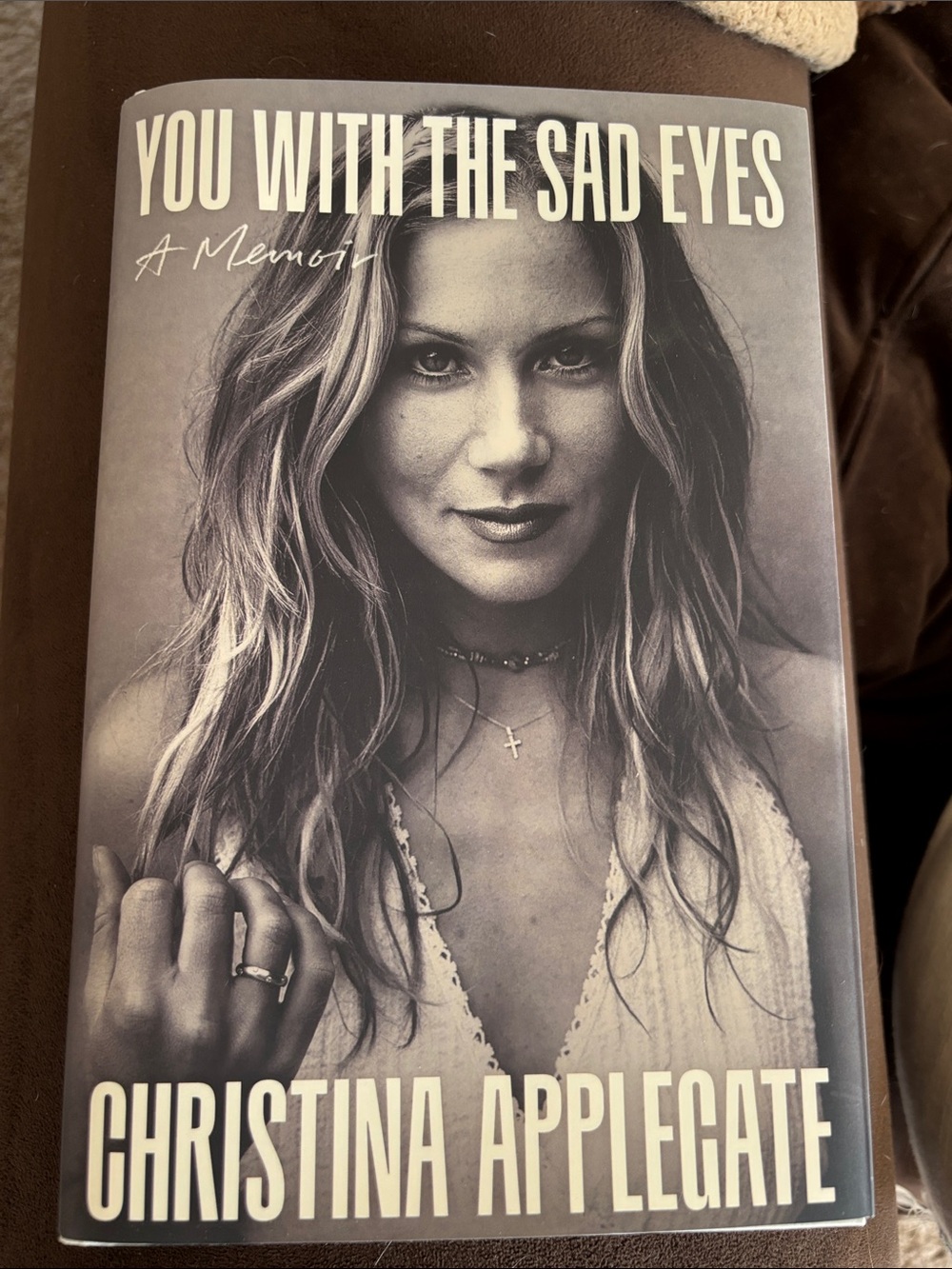 "You With The Sad Eyes" Hardcover Book - Black & White